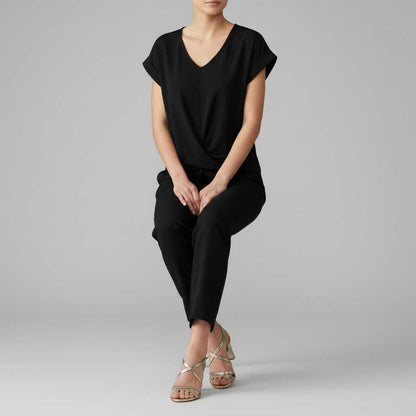 Casual Twist V-Neck Top | Women's Blouse for Summer