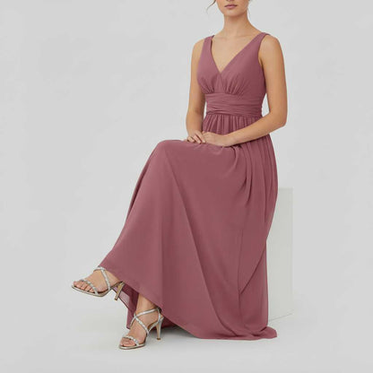 Elegant V-Neck Maxi Dress | Women's Summer Formal Dresses