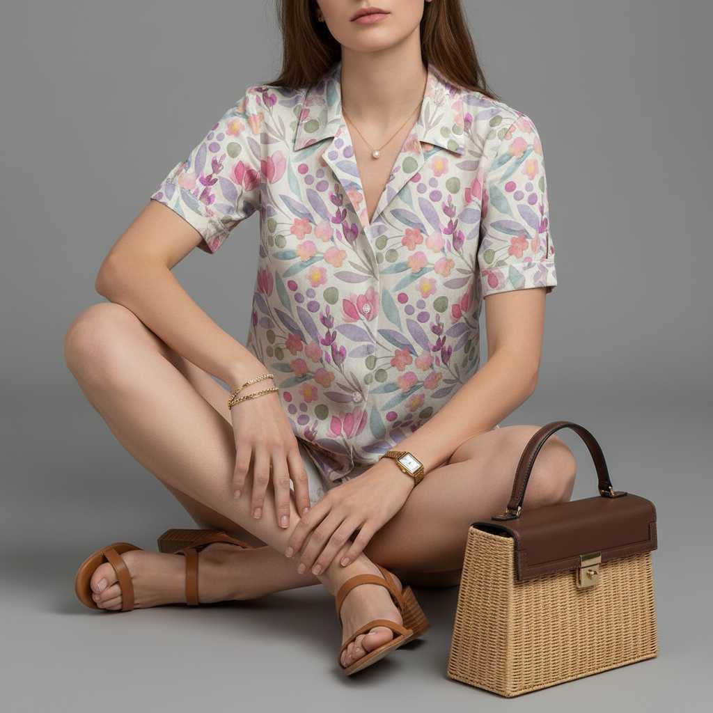 Floral Women's Blouse | Summer Tops for Women