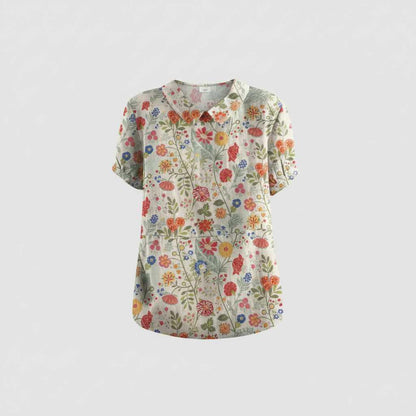 Floral Women's Blouse | Summer Tops for Women