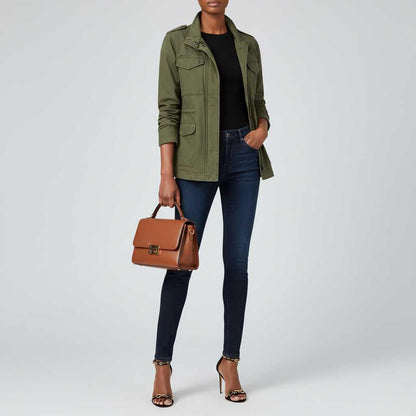 Modern Women's Jacket | Casual Zipper Outerwear