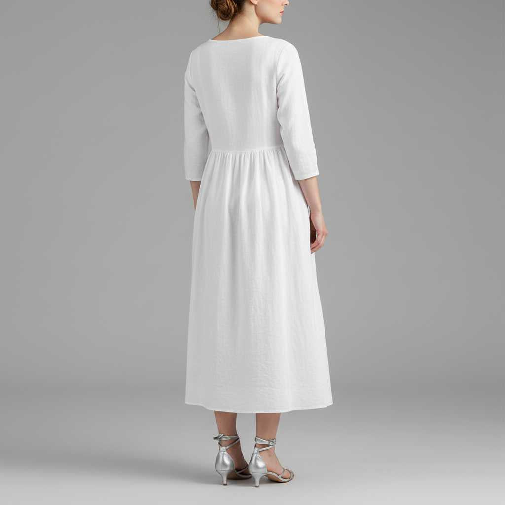 Relaxed Fit Midi Dress | Women's Summer Dresses
