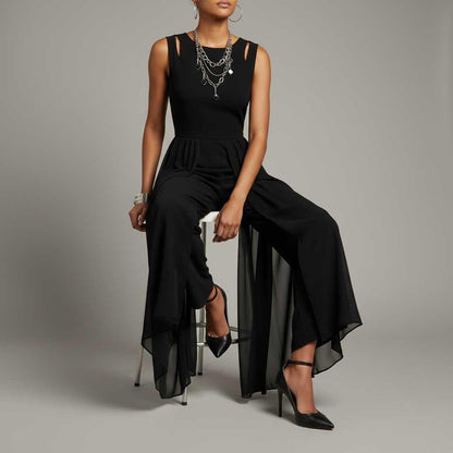 Sleeveless Wide Leg Jumpsuit | Women's Jumpsuit for Summer