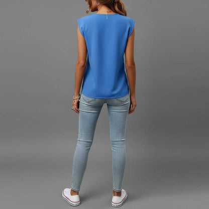 V-Neck Summer Blouse | Women's Casual Top